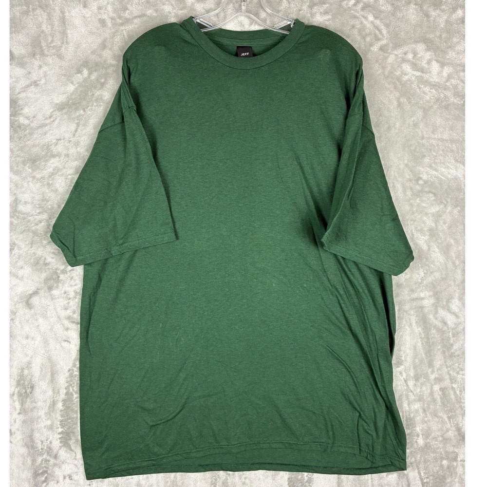 Jeff Mens Short Sleeve Crewneck T-Shirt‎ Forest Green BBT10535 XL NEW